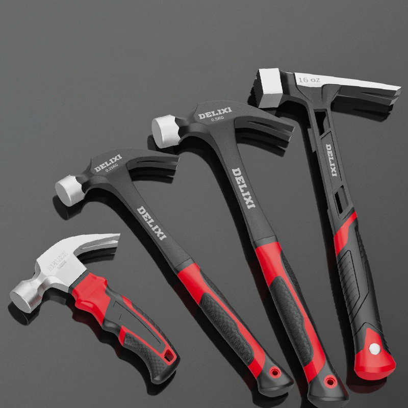 

Multifunctional Nail Horn Hammer Integrated Mini Woodworking Special Household Hand Hammer Tool Anti-slip