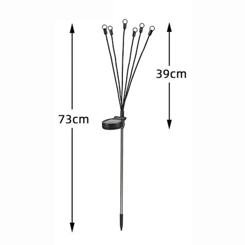 Nuove luci di ondeggiamento ad energia solare 6 luci a Led luci Decorative per percorsi paesaggistici per luci Decorative per esterni da giardino
