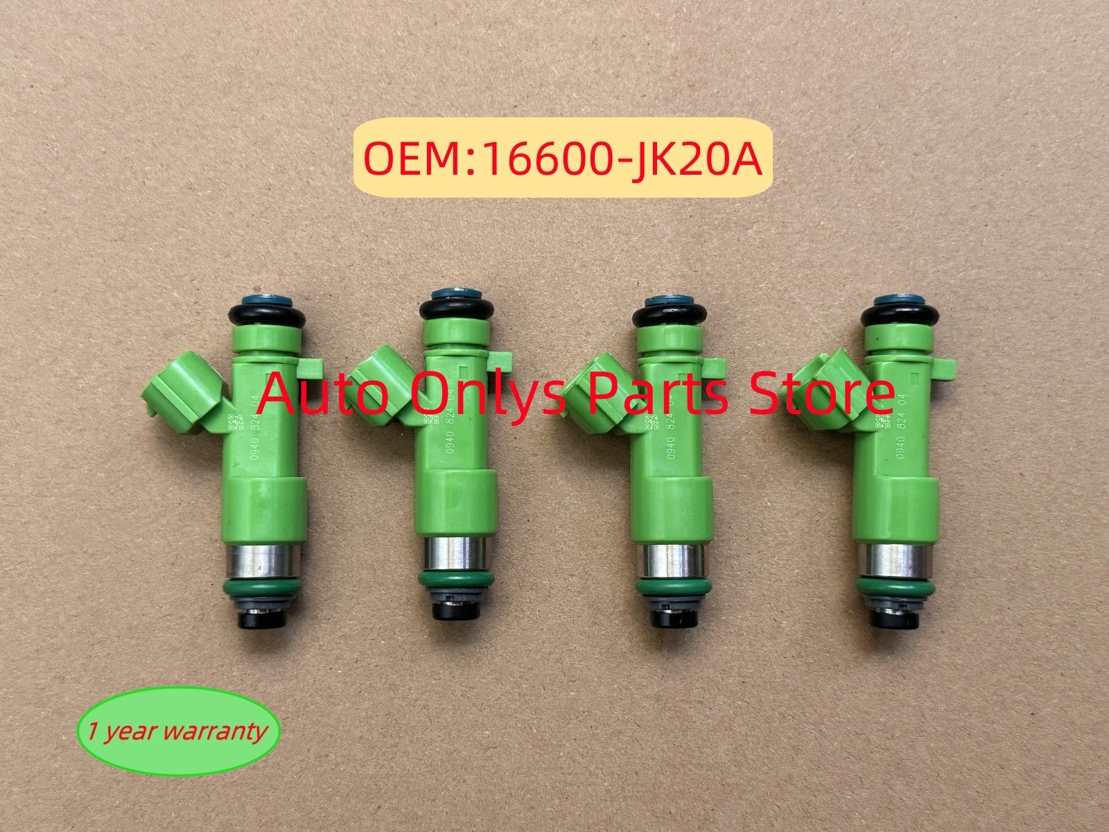 4pc New16600-JK20A Fuel Injectors Nozzle 16600 JK20A 16600JK20A For Nissan- 350Z Maxima Quest 2007 2008 2009