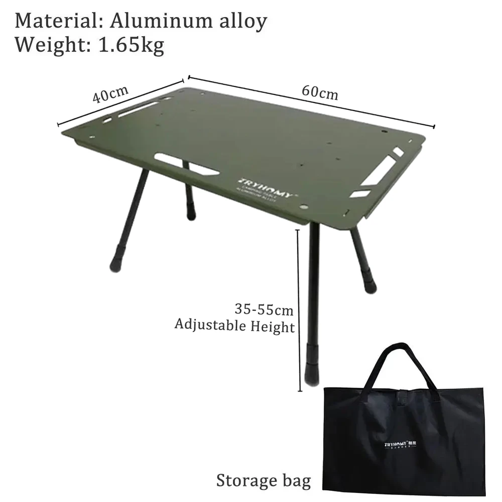 Tryhomy Versatile IGT Tactical Table Splicable Camping Table  Optional Ultralight Aluminum Alloy Outdoor Table Accessories