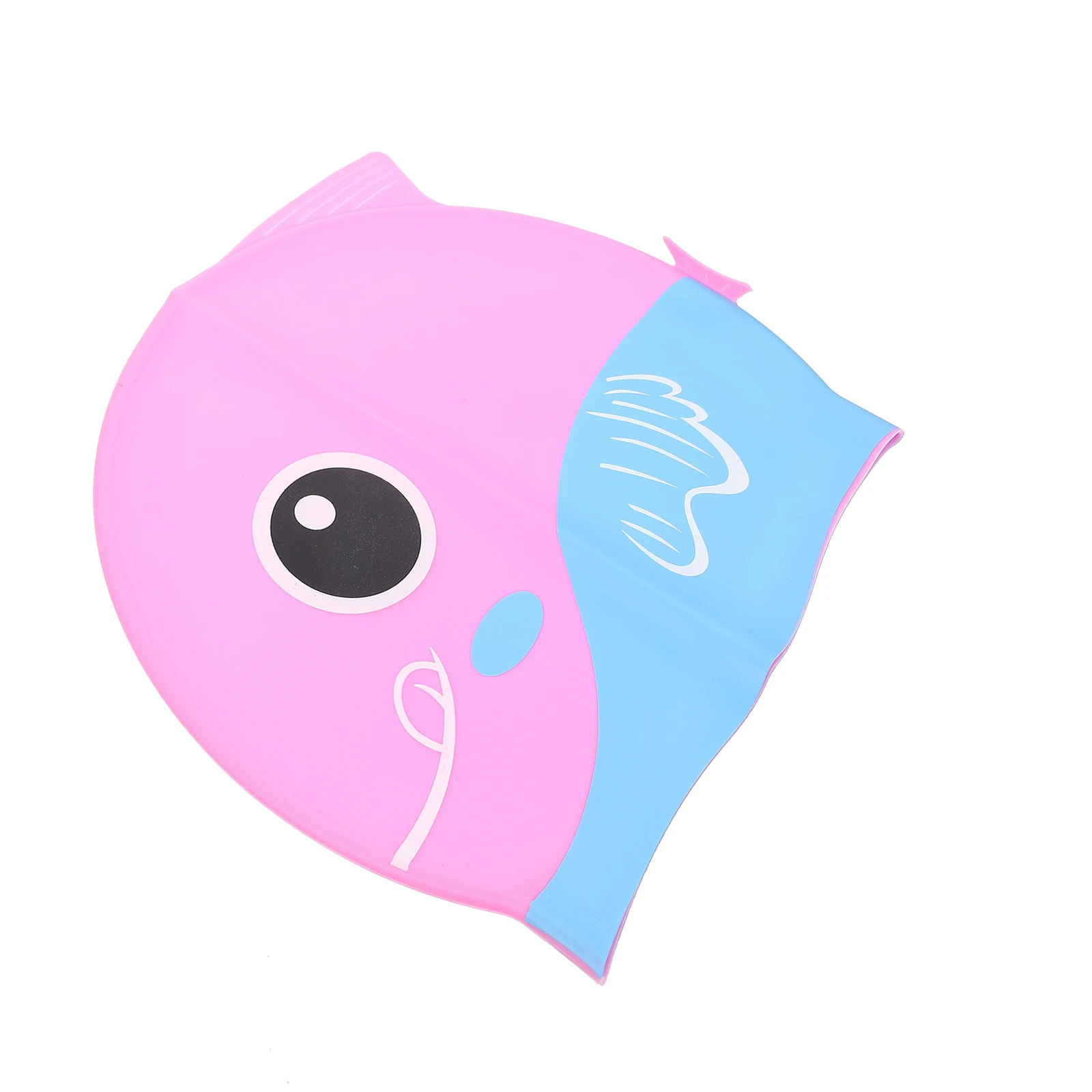 

Kids Silicone Swim Cap Cartoon Toddler Swim Hats Lightweight Flexible Baby Shower Hat Elastic Swimcap for Children Swimming