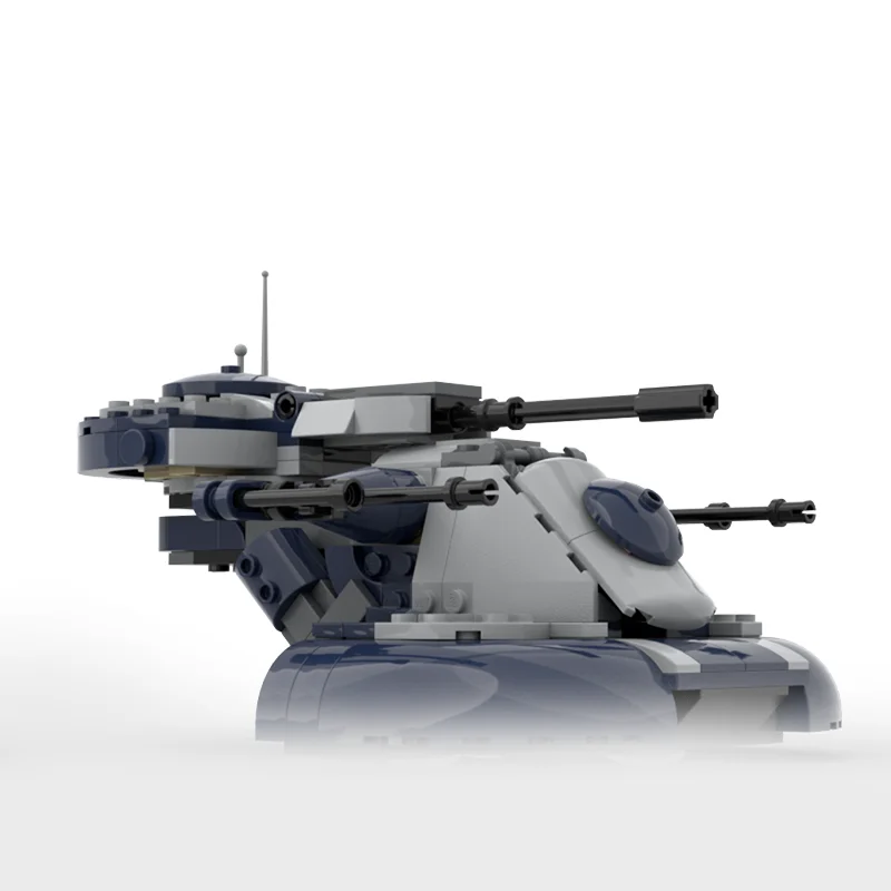 244 pçs moc tanque de assalto blindado redesenhado aat estrela batalha modelo blocos de construção arquitetura brinquedo presentes natal tijolo