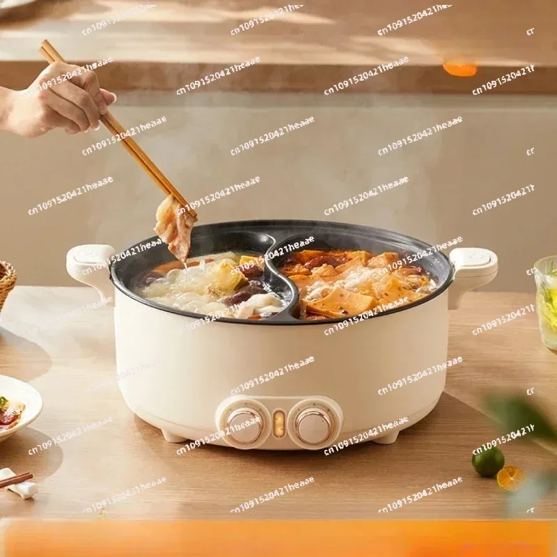 Suitable for household restaurantcooking pot, multi-functional integrated large capacity electric dormitory electric hot pot