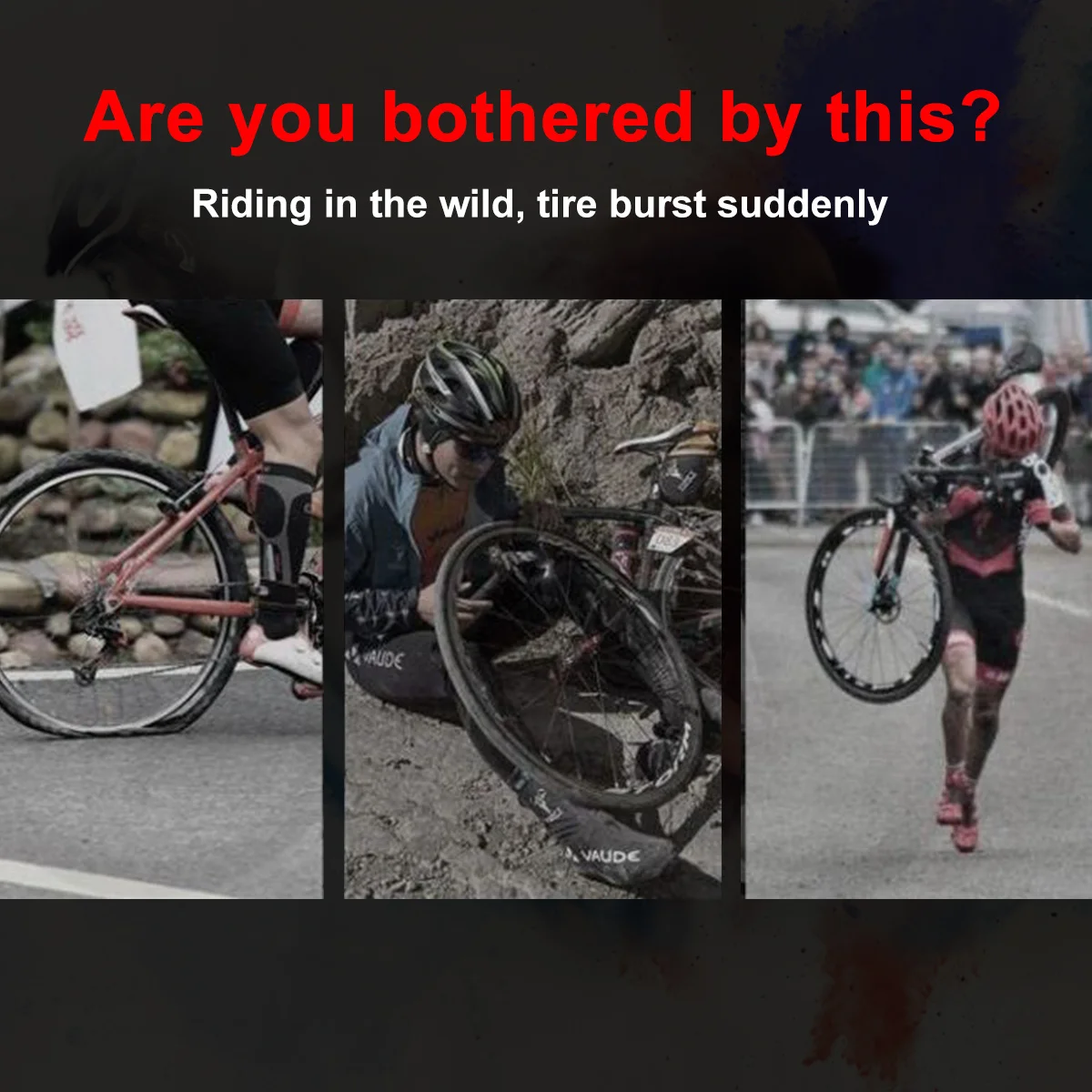 

1Set Mountain Bike Tyre Patches Kit Durable Waterproof Rubber Patches Self Adhesive Portable Storage Box for Cyclists