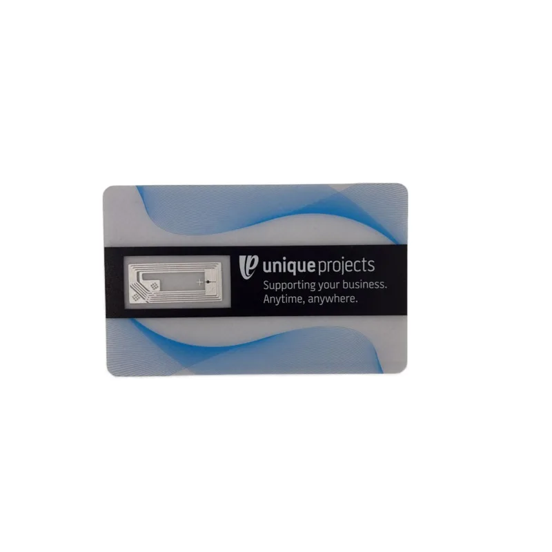 

ISO14443A 13.56mhz NFC Plastic Transparent Frosted Business Card Contactless PVC Digital Card