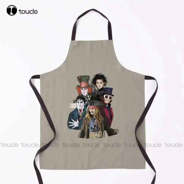 Fantastic Depp Apron Johnny Depp Kids Apron For Women Men Unisex Adult Garden Kitchen Household Cleaning Custom Apron New