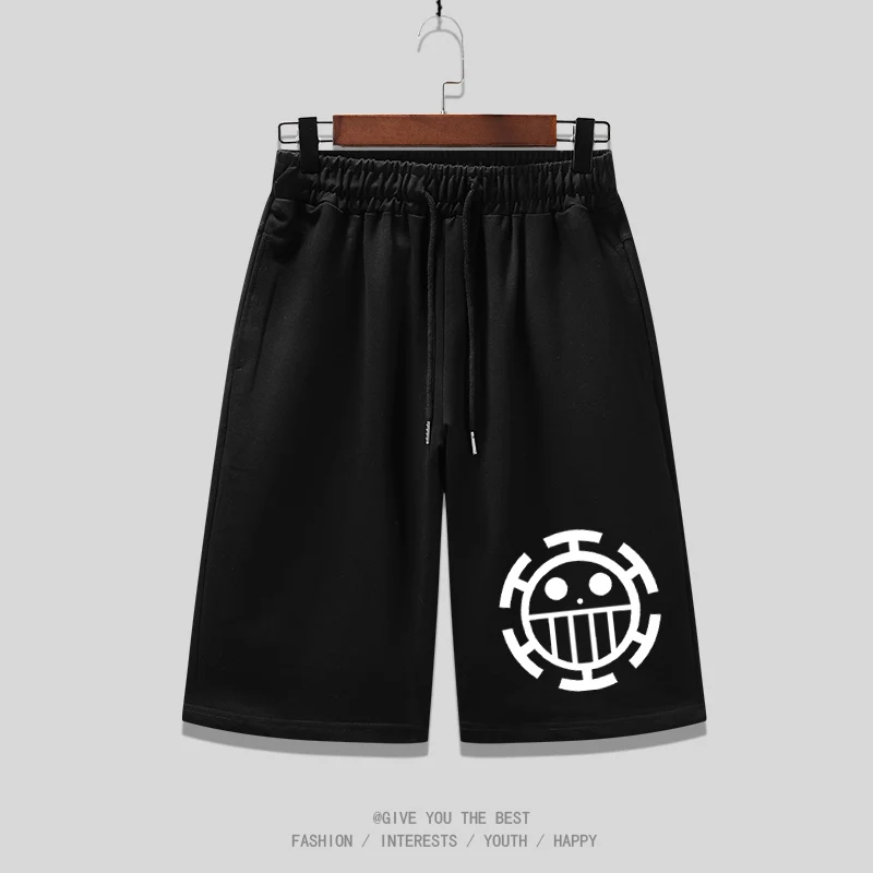 

One Piece Summer Outerwear Men's and Women's Shorts Casual Capri Pants High-quality Pure Cotton Children's Shorts