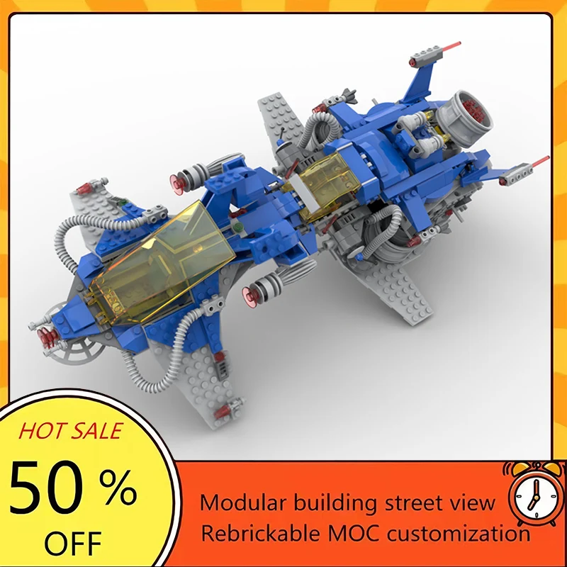 

527PCS Popular Space War Movie Model MOC Building Bricks Spaceship Modular Technology Gifts Holiday Assemble Children Toy Suit