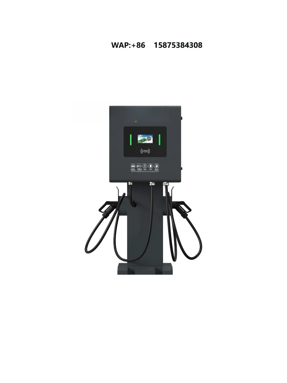 Dedicated Column-type Charging Station Residential Type Charger Installed at Workplaces