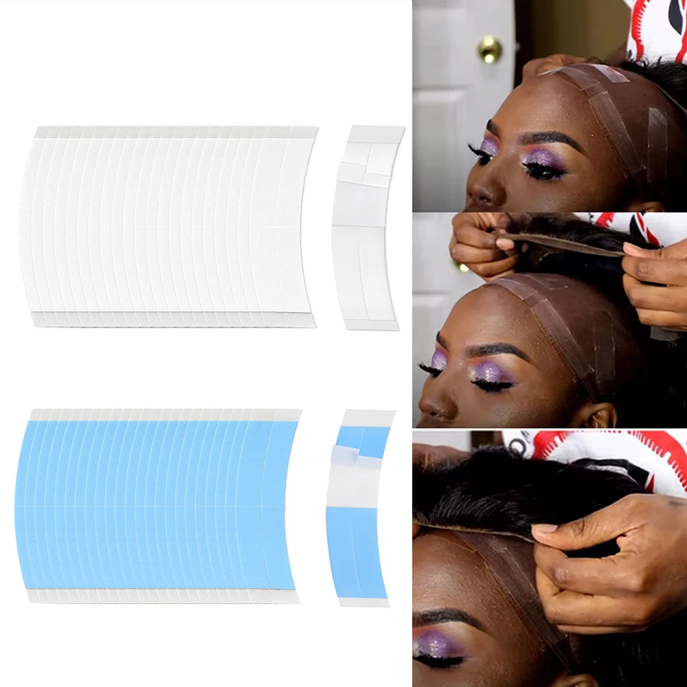 

Premium Lace Front Hold Wig Tape 36pcs Double Sided Adhesive Tape for Toupee Strong Hold Waterproof Strips