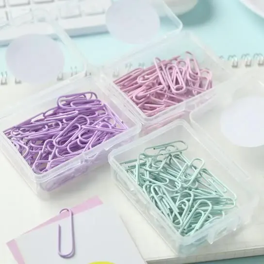 

50mm Metal Paperclips Documents Bookmarks Index Page Paper Binder File Clips School Office Supplies Stationery Accessories