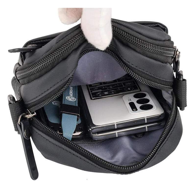 Men's Oxford Bags Travel Hiking Messenger Shoulder Bag Business Wallet Trends Crossbody Bag Large Capacity Flap Schoolbag