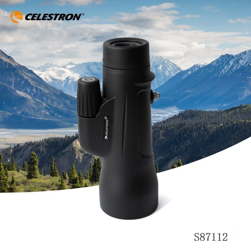 CELESTRON Original High Power Telescope 50mm Large Aperture High Definition Outdoor Viewing 10x50 Monoculars