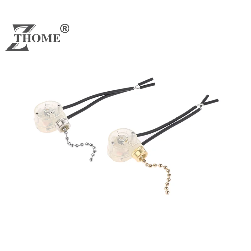 1PC Wall Light pull Rope Switch Universal Chain Ceiling Fan Lamp Replacement Parts