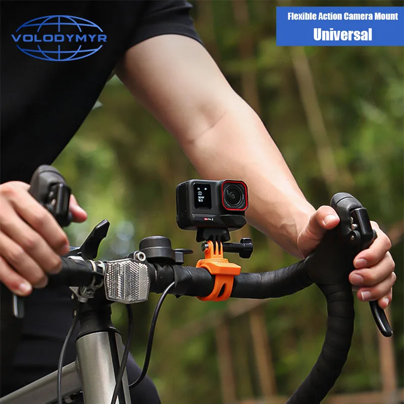 

VOLODYMYR Universal Flexible Strap Bracket for DJI Pocket 3/Action 5 Pro/4/3 Insta360 Ace Pro 2 for GoPro 13 Action Camera