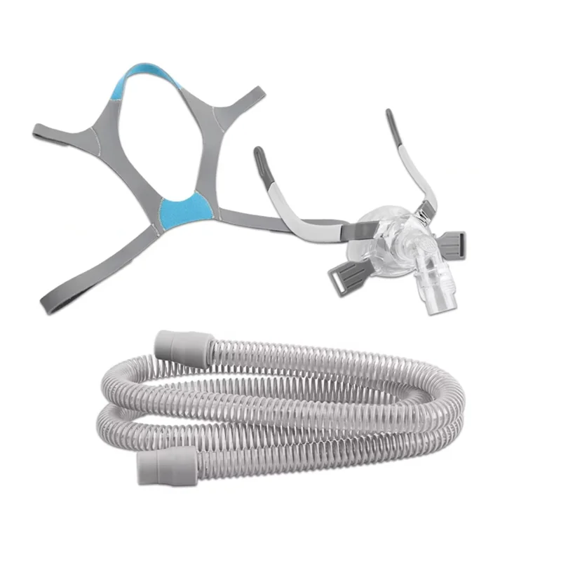 

YLS-для аппарата CPAP, носовая маска с головным убором, силиконовая гелевая подушка против храпа для автоматического апноэ во сне