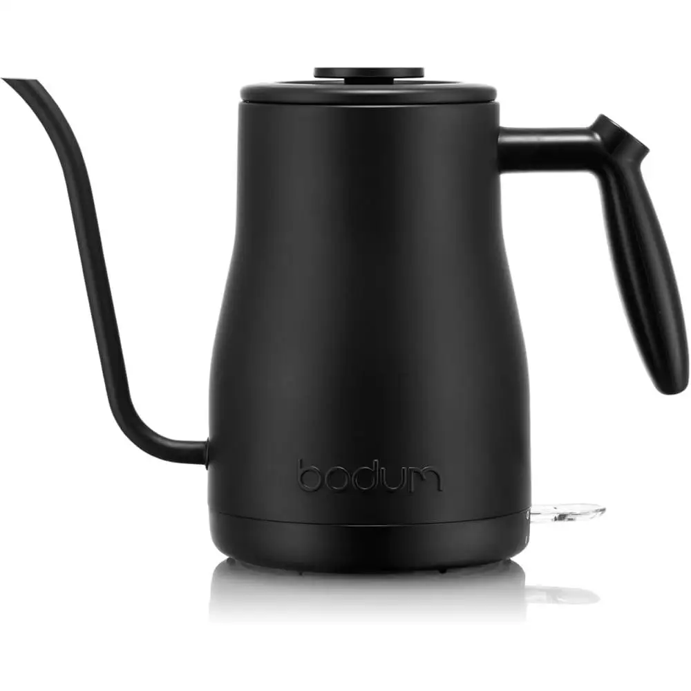 GOOSENECK กาต้มน้ําไฟฟ้าเทกาแฟชาสแตนเลส ERGONOMIC Non SLIP Handle ไร้สายปิดอัตโนมัติ 34oz