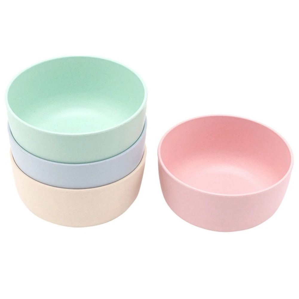 ABHI-Bamboo Fiber Environmental Protection Food Bowl Children's Drop Resistant Supplementary Food Bowl Household Food Bowl