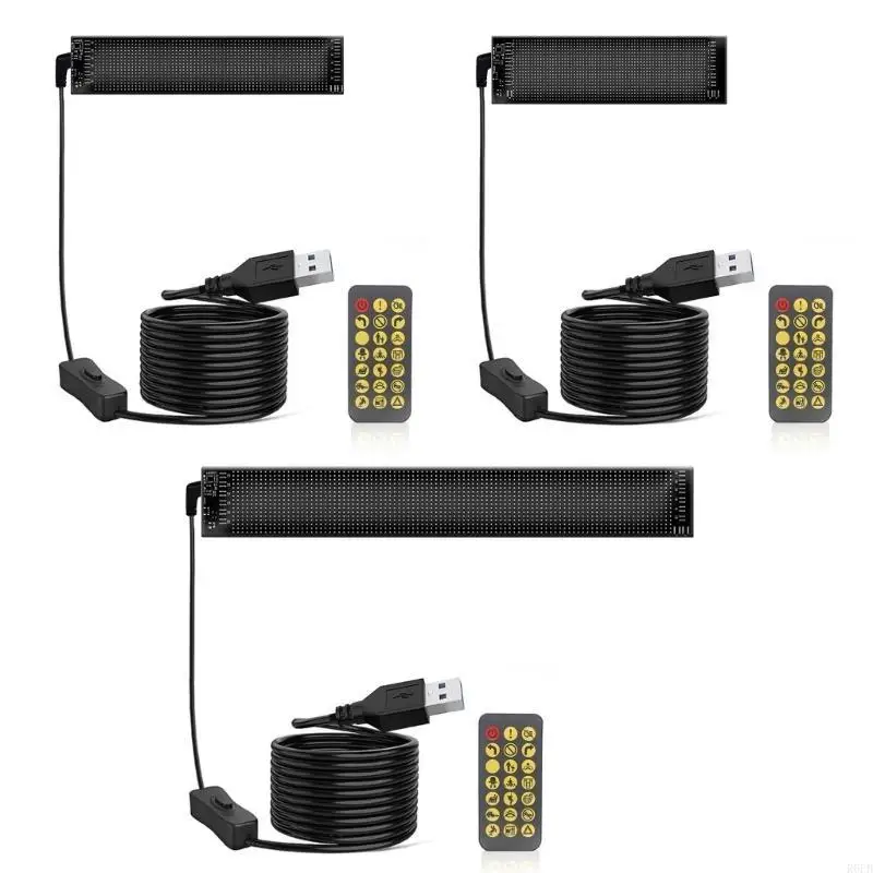 

LED Digital Display Truck Devil Eyes Light Programmable APP Control Scrolling LED Sign Eye Lamp LED Sign Panel R6FB