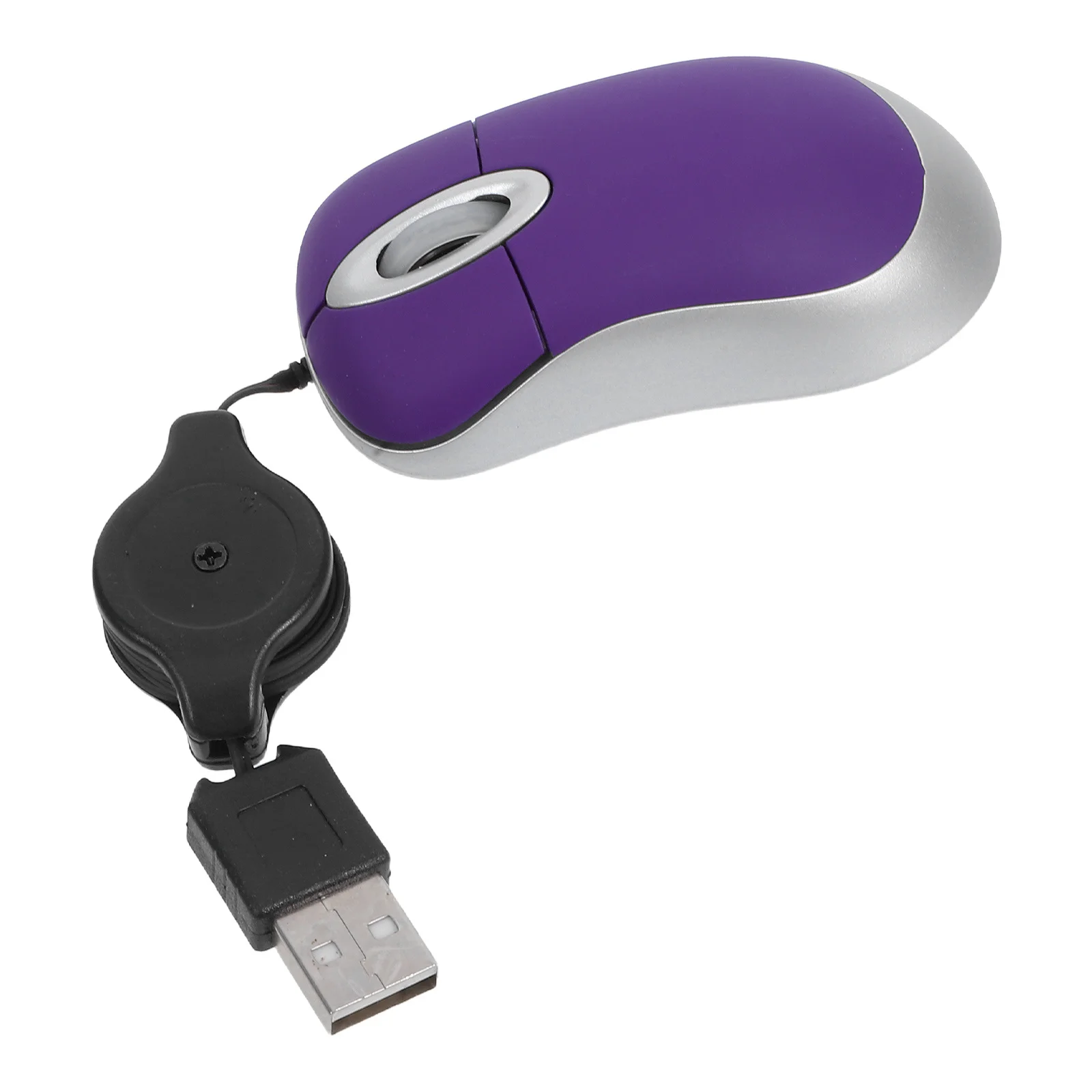 

Usb Mouse Mini Telescopic 1000Dpi Optical Silent Wired Computer Notebook Mouse For Office Home Use Ergonomic Design Left Right