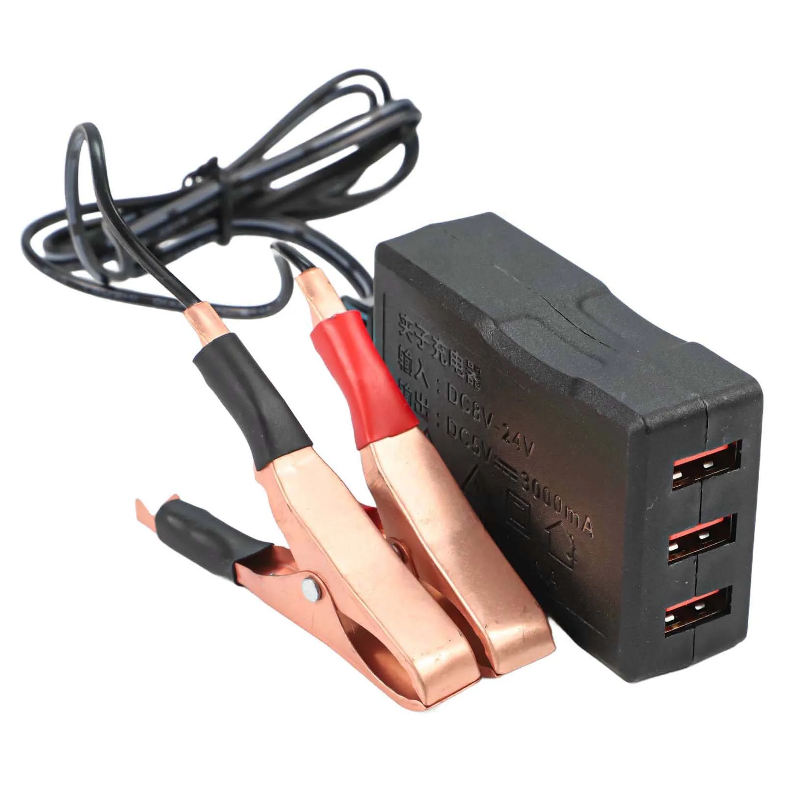 Home Use DC Converter Battery Clip Converter 5v Usb Charging Solution Fast Charging USB Ports For Smartphones And Tablets