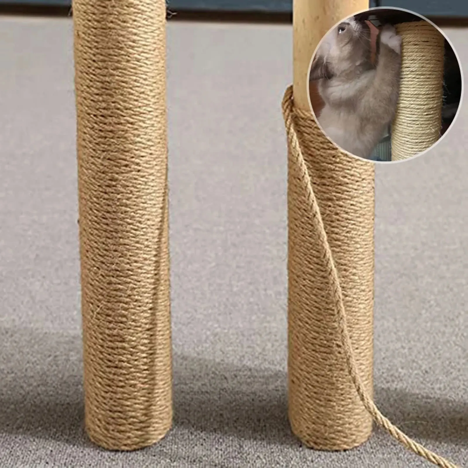 Cat Scratching Post Cat Climbing Frame Sisal Rope Sisal Twine Rope for Home