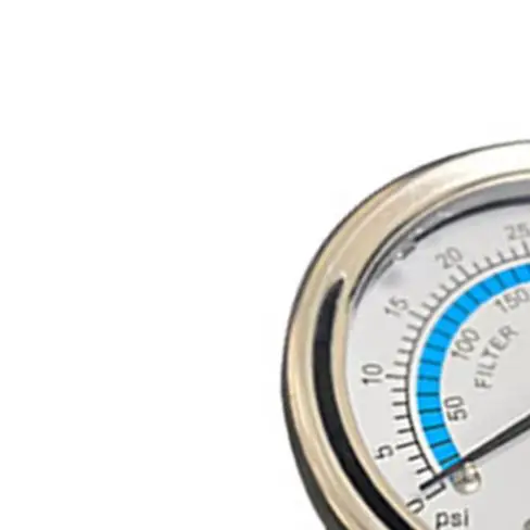 /Glycerin /Filled /Pool Filter Pressure Gauge 0-60 PSI Stainless Steel Shockproof For Dial For Swimming Pool Sand Filter Replace
