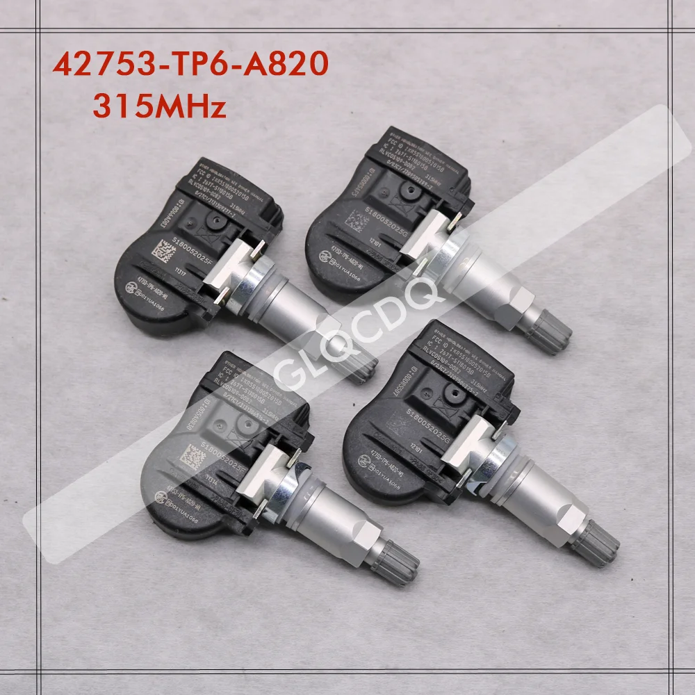 TYRE SYSTEM FOR 2011 2012 2013 HONDA CR-V 315MHz TIRE PRESSURE SENSOR TPMS SENSOR 42753-TP6-A820 42753-TP6-A82 42753-TP6-A820-M1