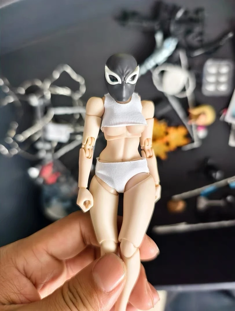 1/12 JET STUDIO Ts-Fb-001 Duża pierś Ts-Fb-002 Mała pierś Figurka Super elastyczne ciało stawowe 13,5 cm Żeńska żołnierzka