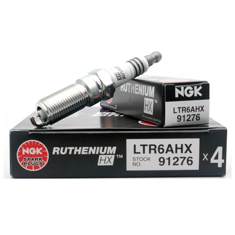 NGK Ruthenium HX High Ignitability Spark Plug LTR6AHX 91276 For Buick Cadillac Chevrolet Ford GMC Lincoln Mazda Pontiac Saturn