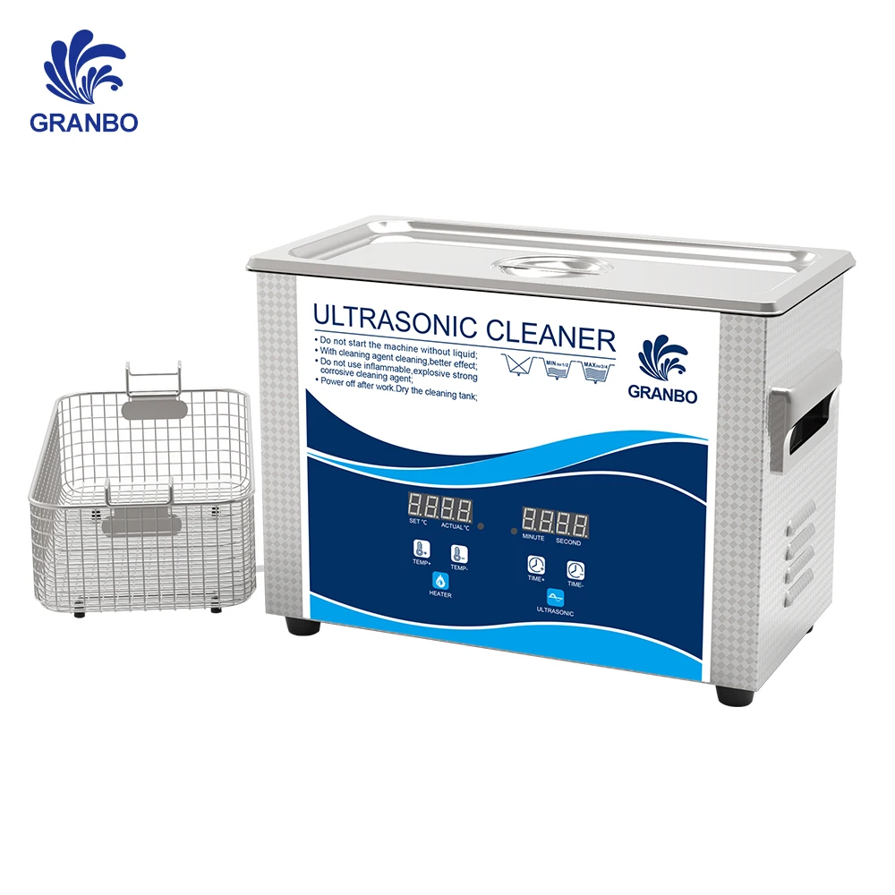 Granbo Ultrasonic Cleaner 4.5L 180W  Car Parts Fuel Nozzle Laboratory tool cleaning