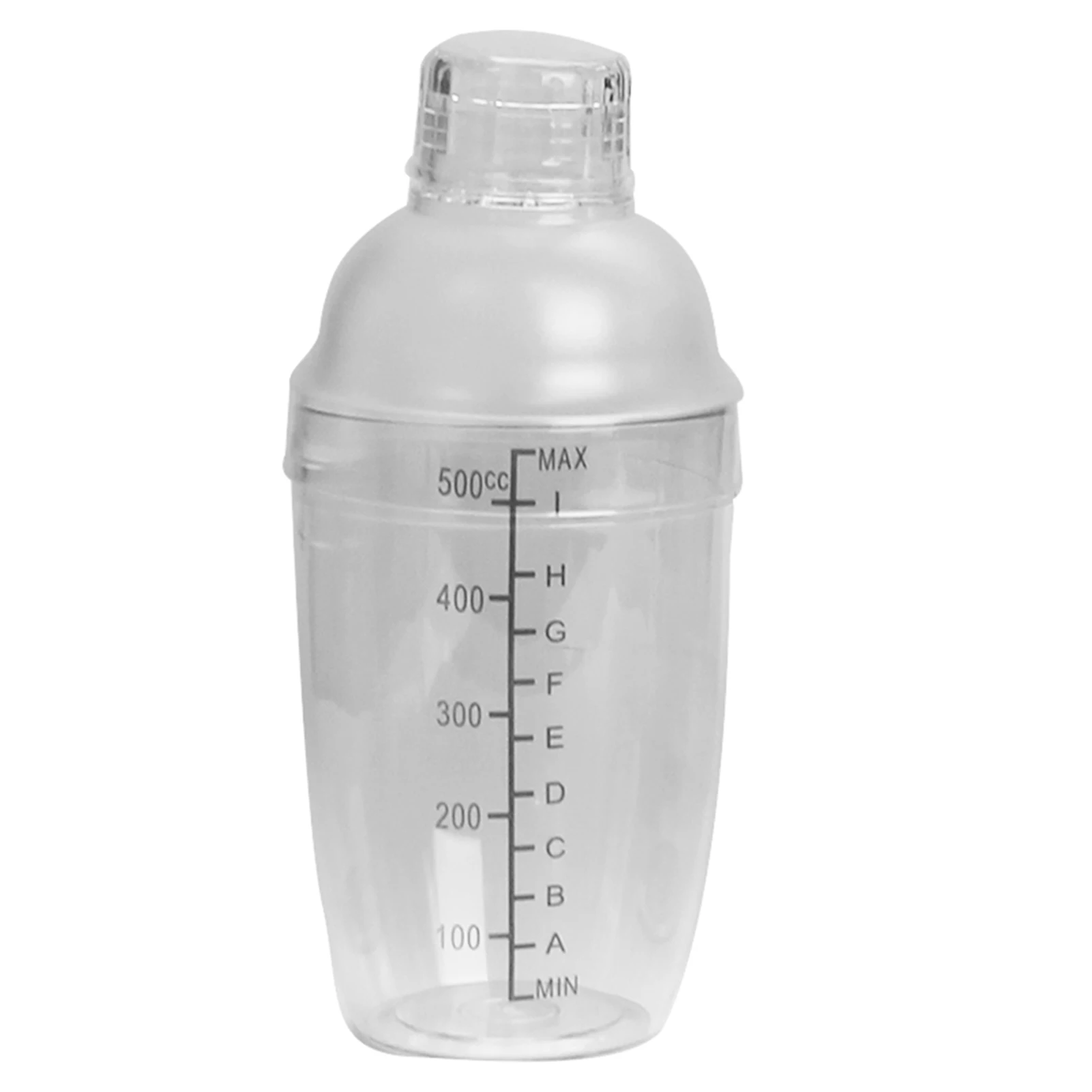 300/500ml Cocktail Shaker Bottle Wine Mixer Drink Tumbler Mixer Jigger with Scale Strainer Top Jars Professional Bar Tools