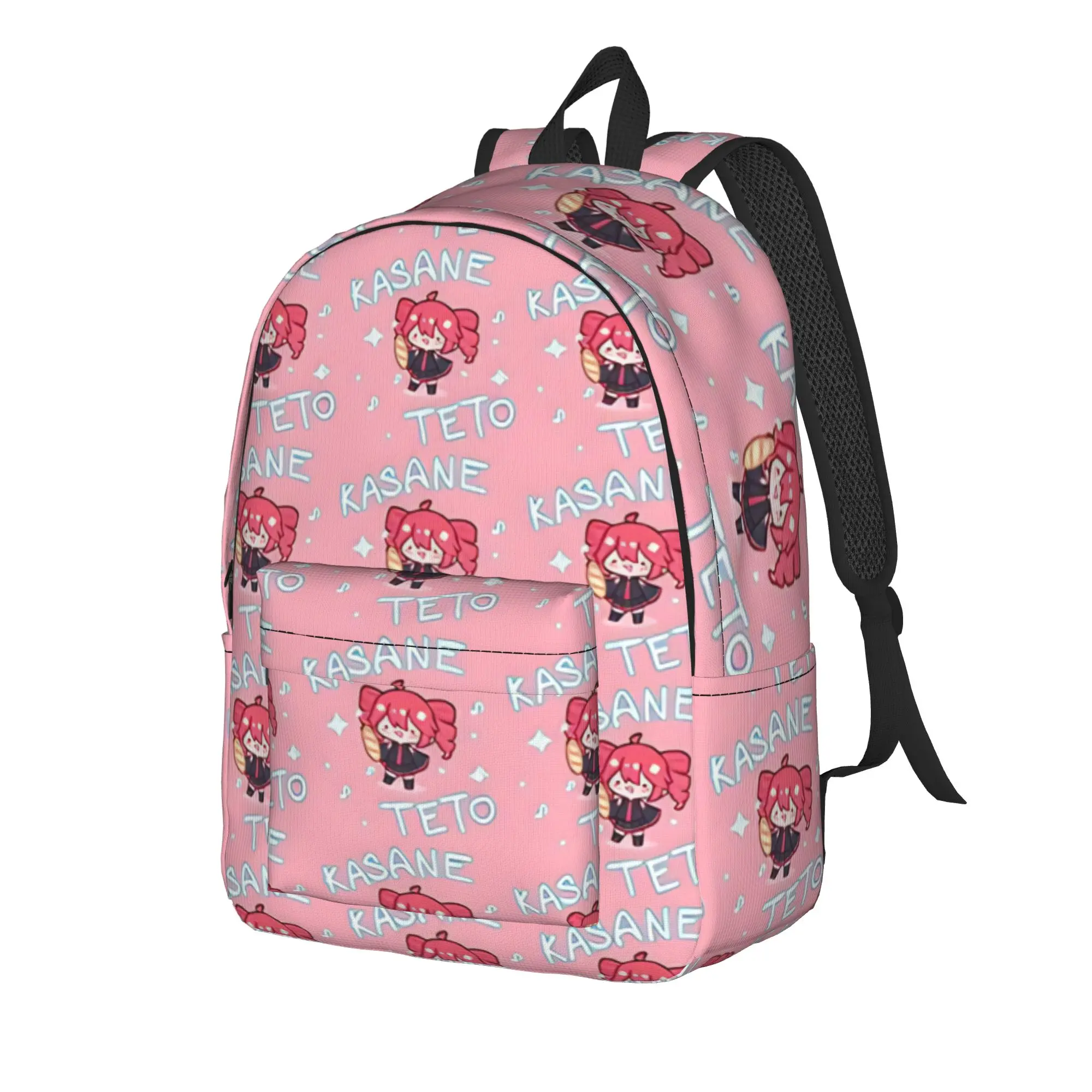 Kasane Teto Anime Japanese Vocaloid Backpack  Hiking Backpacks Girl Colorful Print High School Bags Streetwear Rucksack