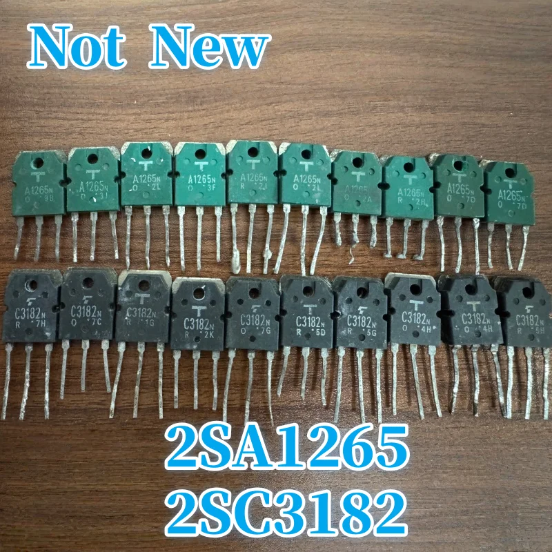 10Pairs (10pcs 2SA1265N+10PCS 2SC3182N) Original disassembly 2SA1265 2SC3182 A1265 C3182 A1265N C3182N