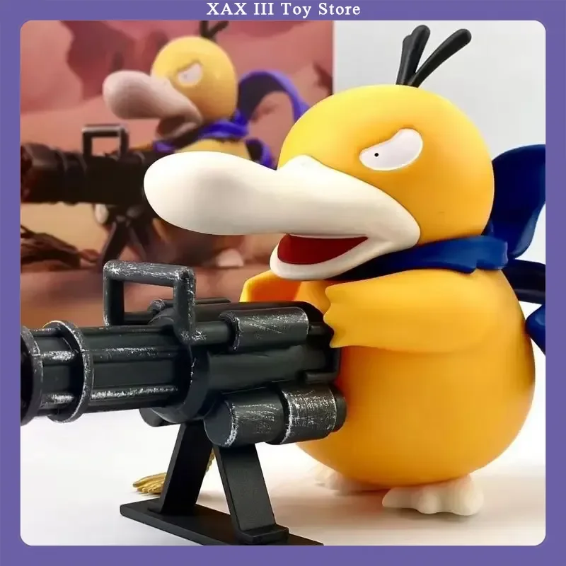 quente-pokemon-serie-psyduck-gatling-arma-figura-brinquedo-bonito-pato-colecao-estatueta-criativa-modelo-anime-periferico-meninos-presente