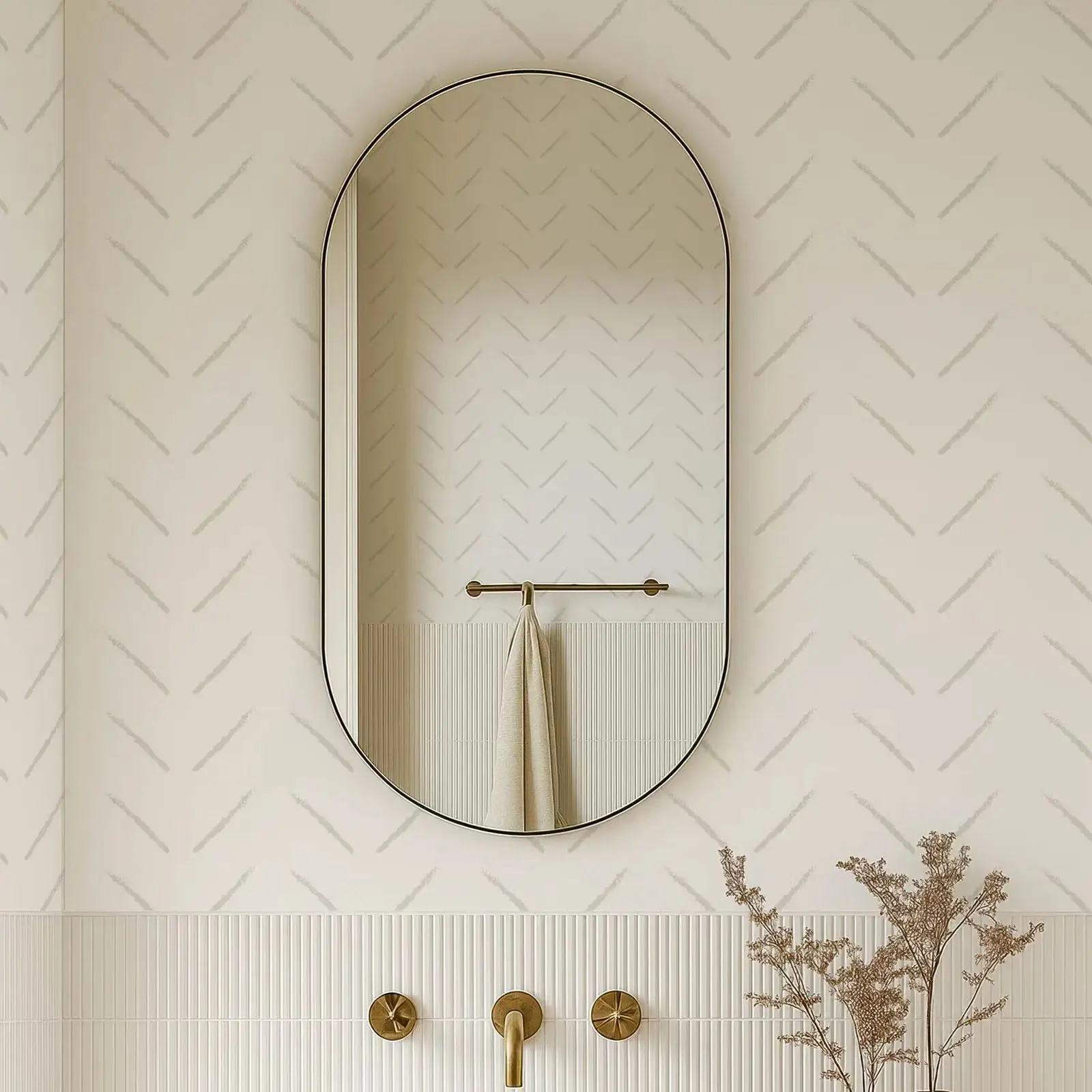Gray & White Herringbone Wallpaper, Elegant Peel and Stick Wall Mural Decorate Nursery Wall,Self-adhesive Or Tradition Non Woven