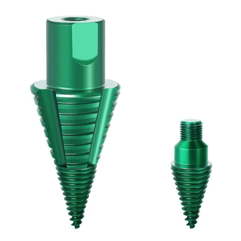 【A87T】Splitting Wood Tools Electric Hammer Chopping Drill Set Detachable Woodworking Cone Spiral Groove Household