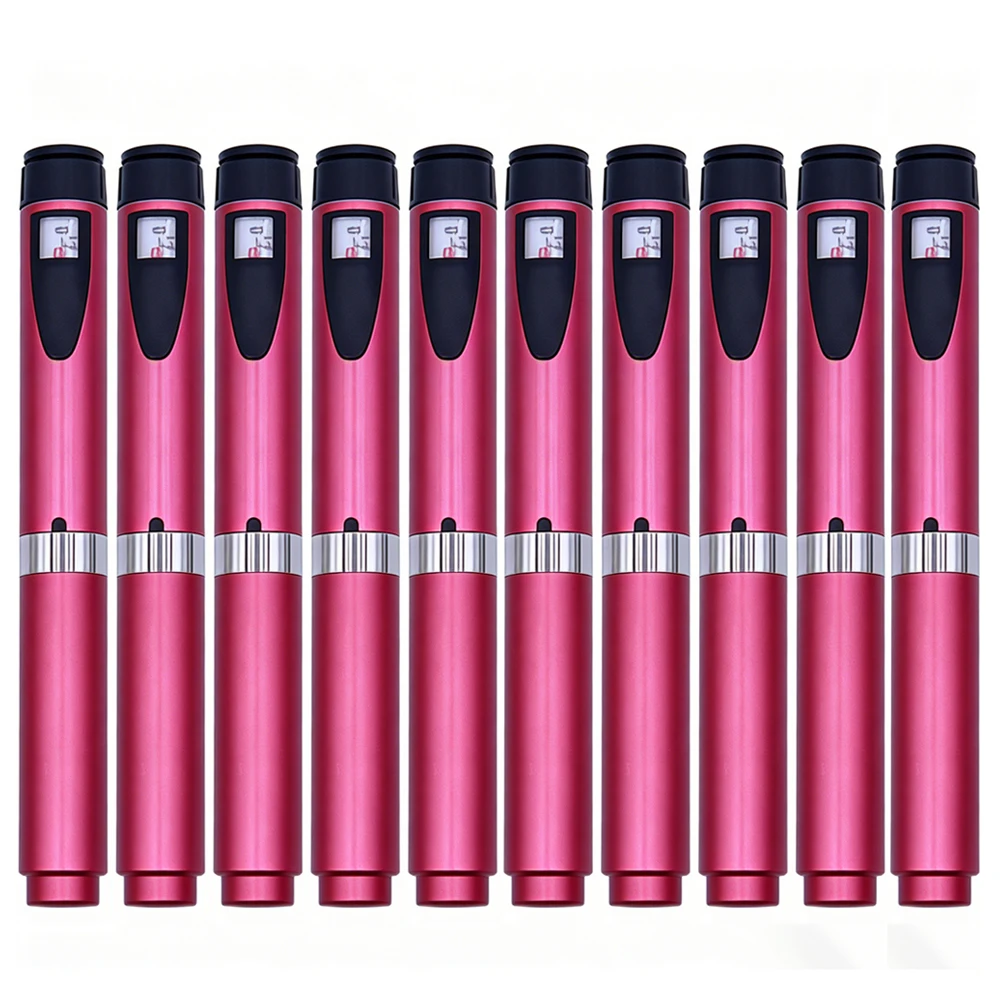 Red Magic Pen Accurate Dosage Kit 3ml Empty Cassette Bottle Cartridges Disposable 4/6/8mm Pen Tip for Insulin Injection Pen