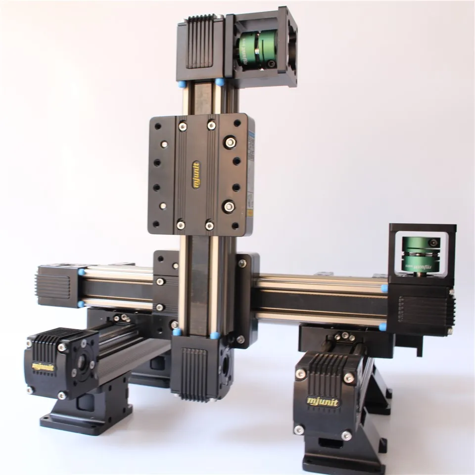 Mjunit Drie-assige Xyz Motion Platform Synchrone Riem Lineaire Geleidingseenheden Manipulator Voor Full-Automatische Lijm Doseren Machine