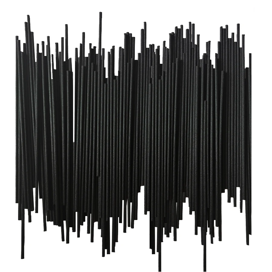 150pcs Black Aromatherapy Diffuser Sticks Fragrance Diffusion Sticks Essential Oil Diffusion For Indoor Use Only