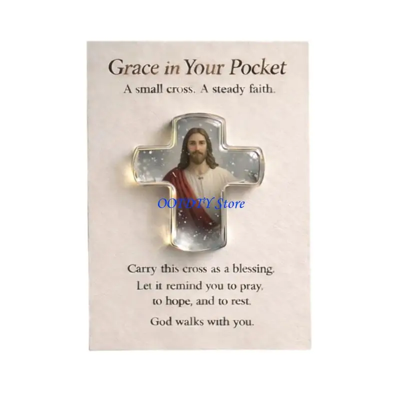 367A Heartwarming Pocket Hug Tokens Angeled Crosses Keepsakes Thoughtful Present For Loved From Premium Acrylic