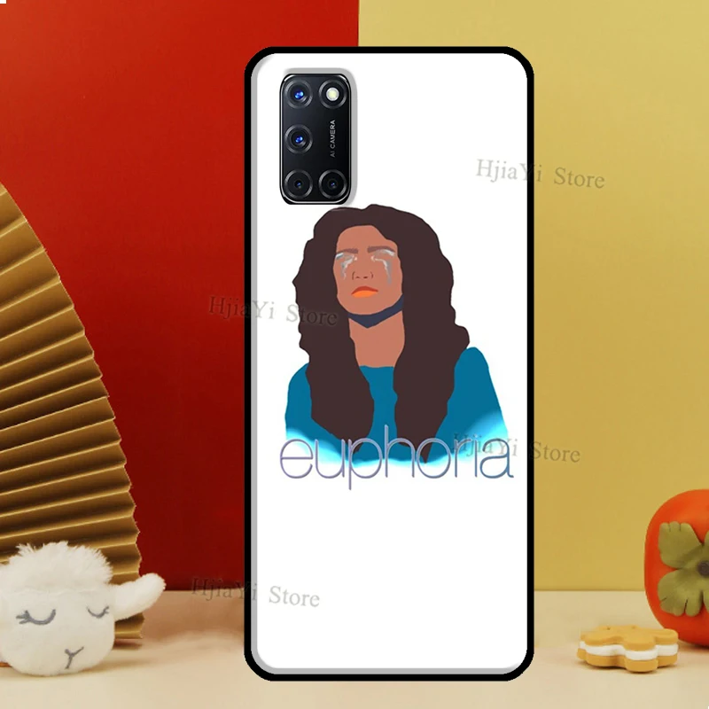 Euphoria Zendaya Rue Case For OPPO A74 A94 A54 A53 A57 S A5 A9 A15 A52 A72 A17 A77 A78 A91 A93 A16 A76 A96 Coque