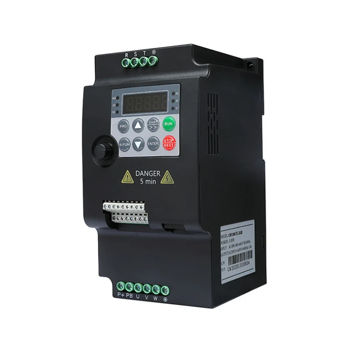 Vector frequency converter VFD mini  inverter single phase 220V three  380V 750W-5.5KW motor speed controller