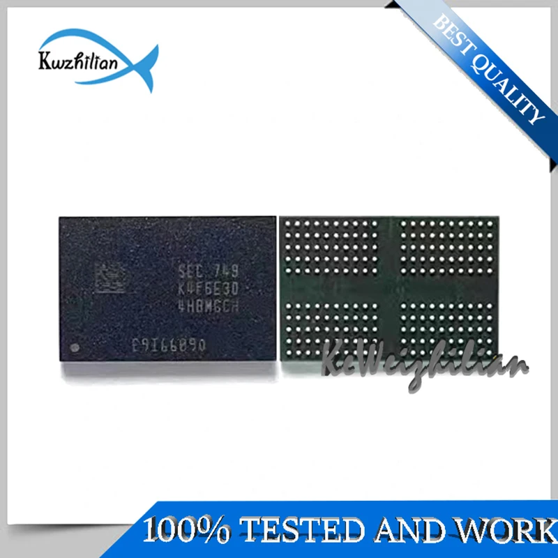 K4F6E304HB-MGCH  2GB  200FBGA  LPDDR4 3200Mbps  Running memory  Tested 100% A new lifespan 0-10 Store the particles  Chips  IC