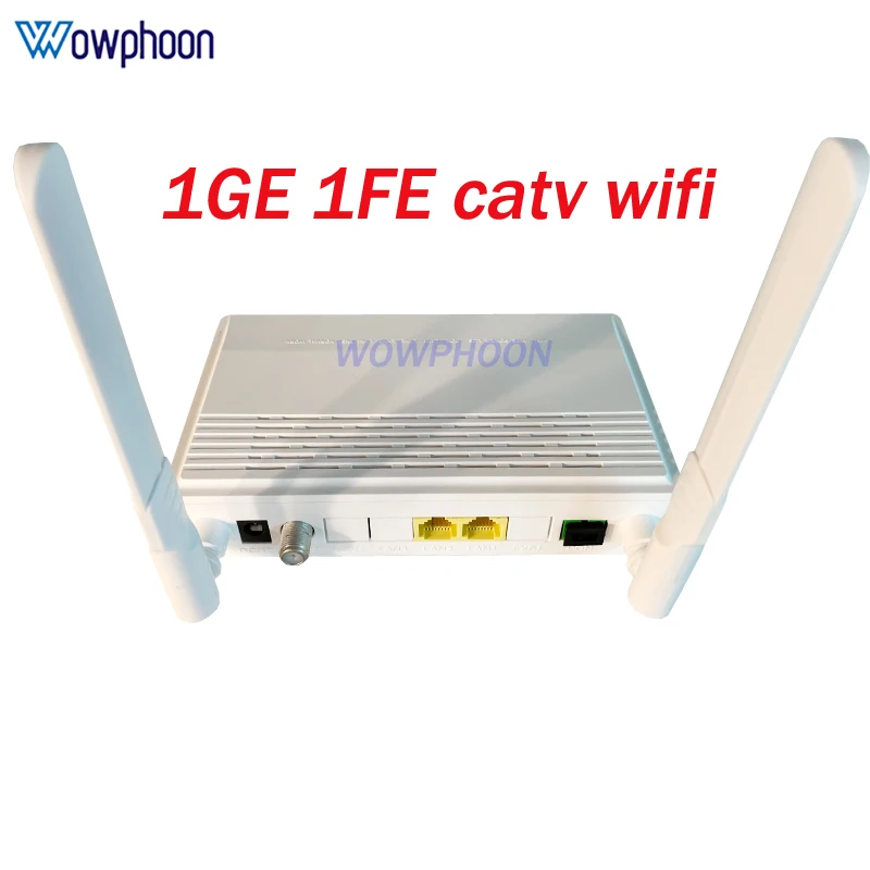 

EPON ONU HUR3009ER ONT Modem, FTTH Terminal Router, SC APC, 1GE, 1FE, CATV, Wifi, English Optical Network Unit customized