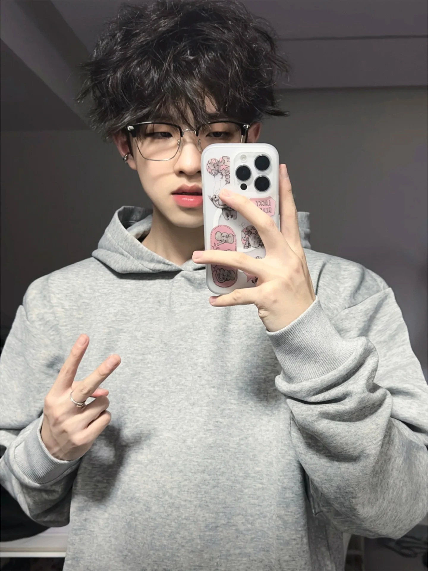 Men's Hoodie Sweatshirt Thickened Fleece Lined High Street Style Jacket Warmth Guaranteed Autumn Winter Essential Casual Wear