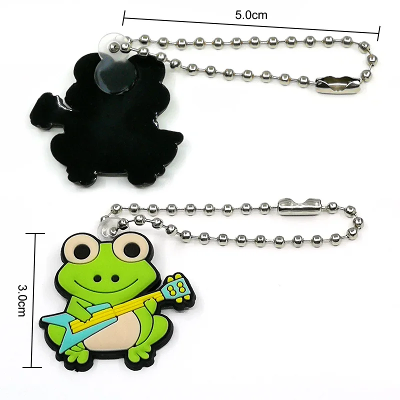 1PCS Cute Cartoon Animal Keyring Kawaii Dogs Cats Colorful Milk Cow Keychain fit Car Key Accessories Friends Kids Key Gifts