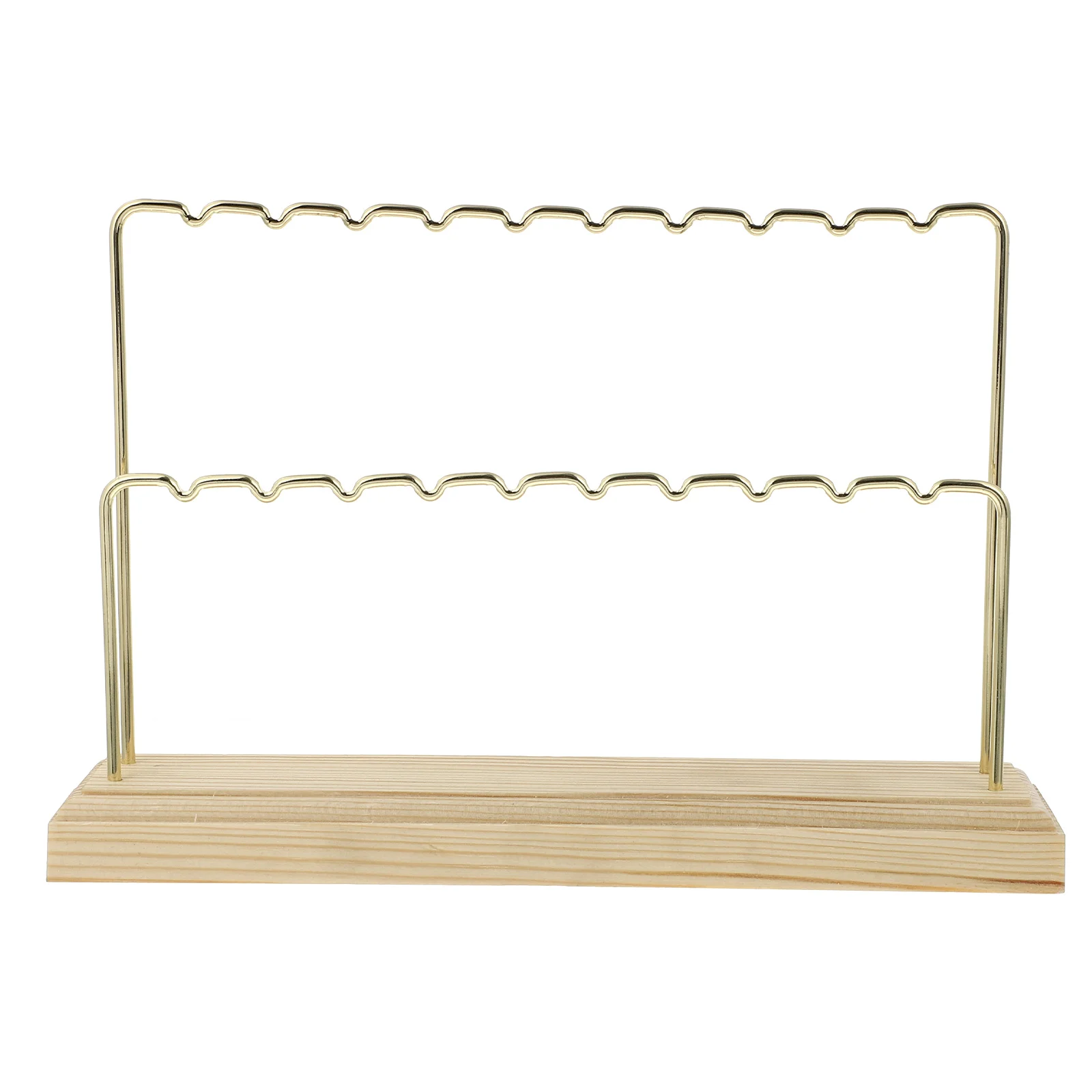 

Jewelry Organizer Hanging Earring Display Stand Metal Golden Stands for Selling