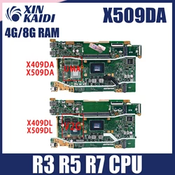 X509DA Laptop Motherboard X509DAP X409DL X509DL X409DA M409D M509D D409D D509D Y5200D FL8700DA X409DJ Mainboard 3050U R3 R5 R7