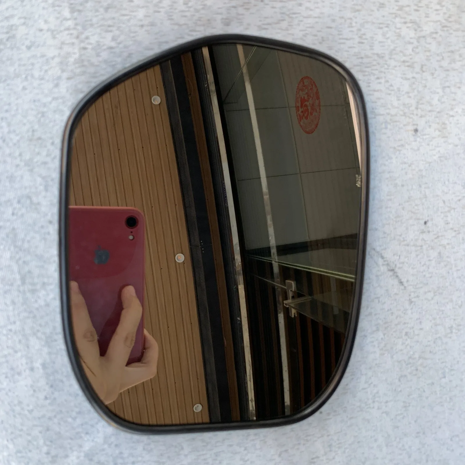 

76203-TM0-T01 SIDE WING MIRROR GLASS LENS CHROME FOR HONDA CITY SEDAN 2009 - 12